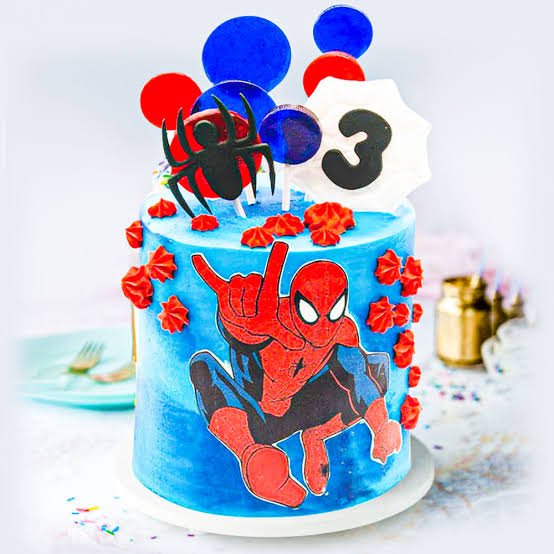 Spider-Sweet Celebration Cake