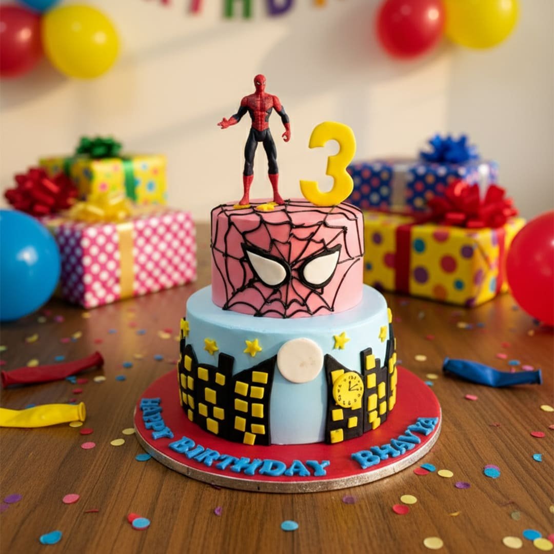 Spidey Surprise Party Cake