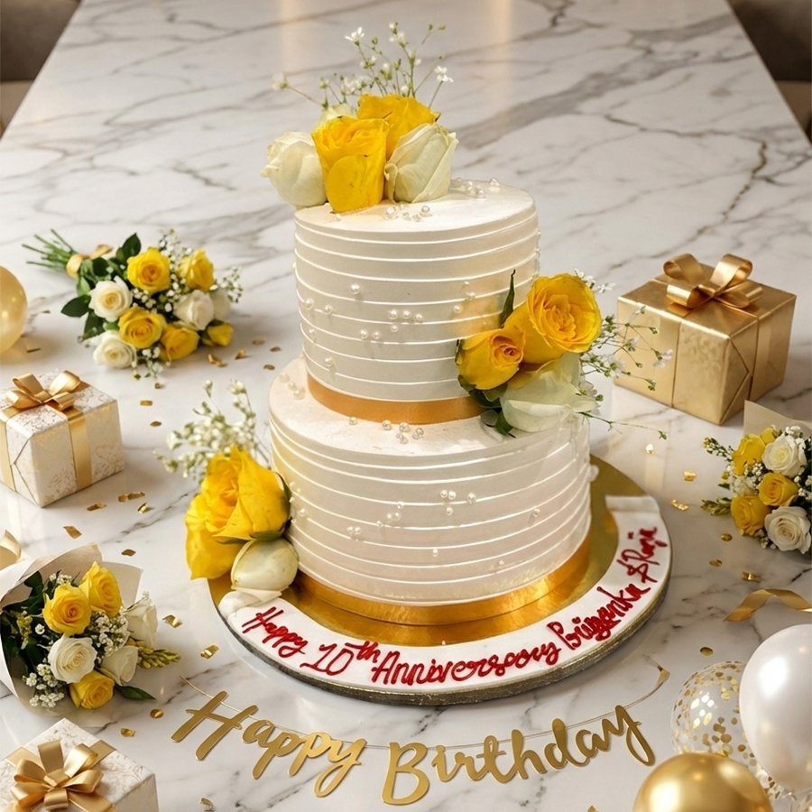 Radiant Celebration Cake