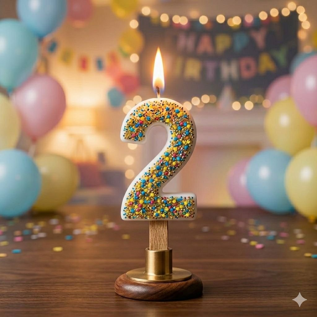2 Number Candle