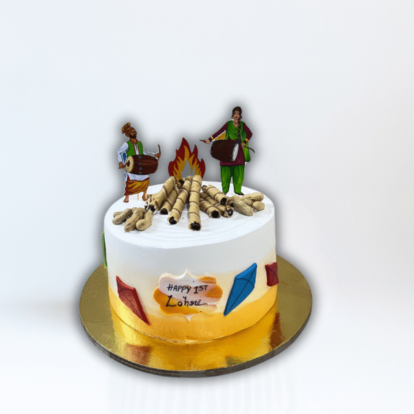 Indian Tricolor Patriotic Celebration Cake