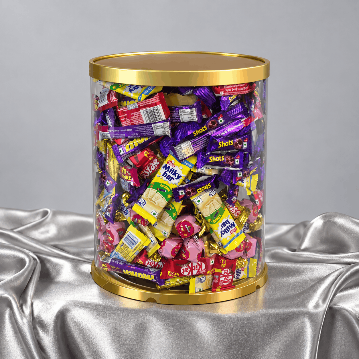 Ultimate Assorted Chocolate & Candy Gift Cylinder Jar