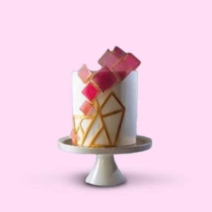 Glass Effect Isomalt Cake