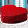 Red Velvet Heart Cake
