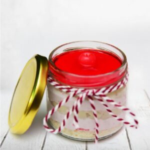 Strawberry Single Jar Cake