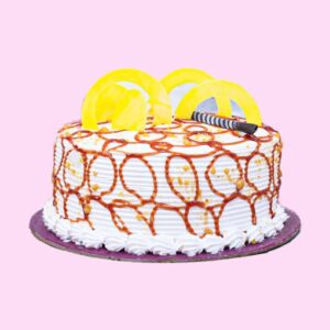 Topsy Turvy Butterscotch Cake