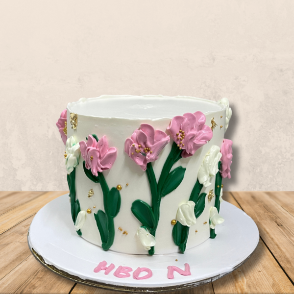 Floral Theme Cake order