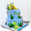 Crazy Dino Cake Order