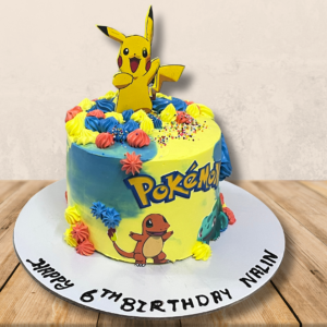 Pokemon Theme Cake