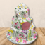 Engagement Floral Cake Order