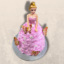 Pink Barbie Doll Cake