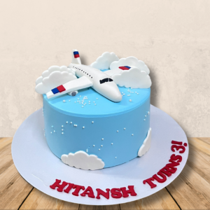 Aeroplane Theme Cake