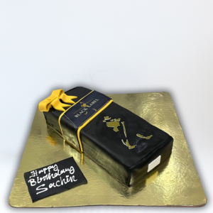 Black Lable Bottle Cake