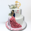 Sweet Beginnings Engagement Cake