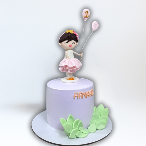 Standing Doll Theme Cake