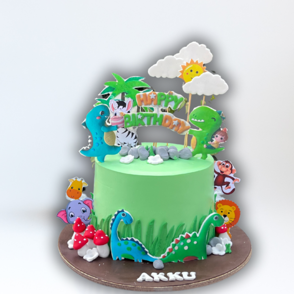 Dinosaur Craze Cake