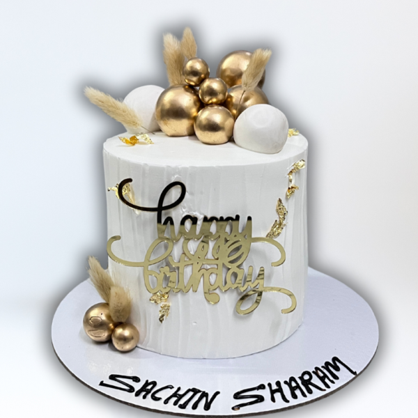 Golden Luxury Cake