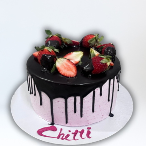 Overloaded Strawberry Cake