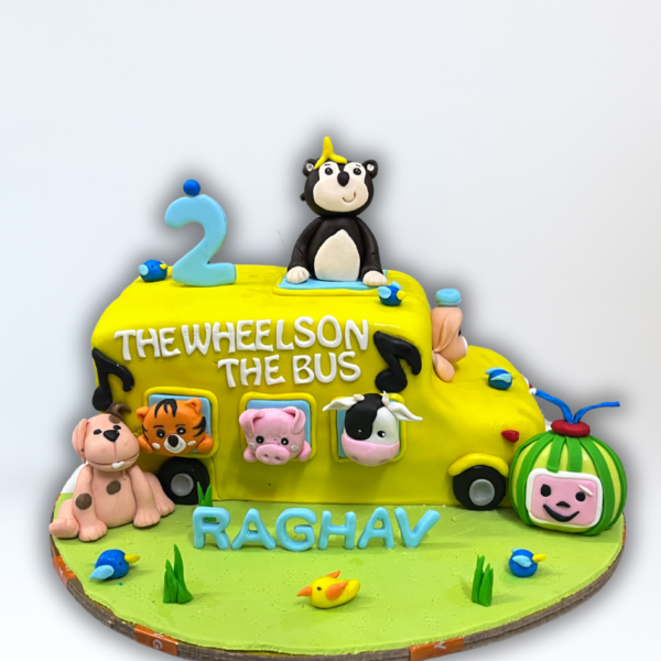Wheels On The Bus Cake