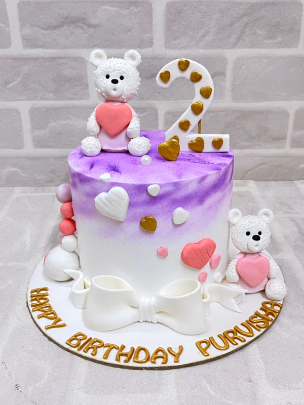 Teddy Bear Love Cake